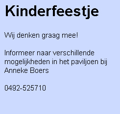 kinderfeestje